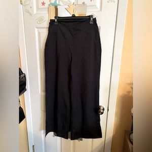 Halara Crossover Pocket Split Hem Plus Size Wide Leg Yoga Pants - Size 2X